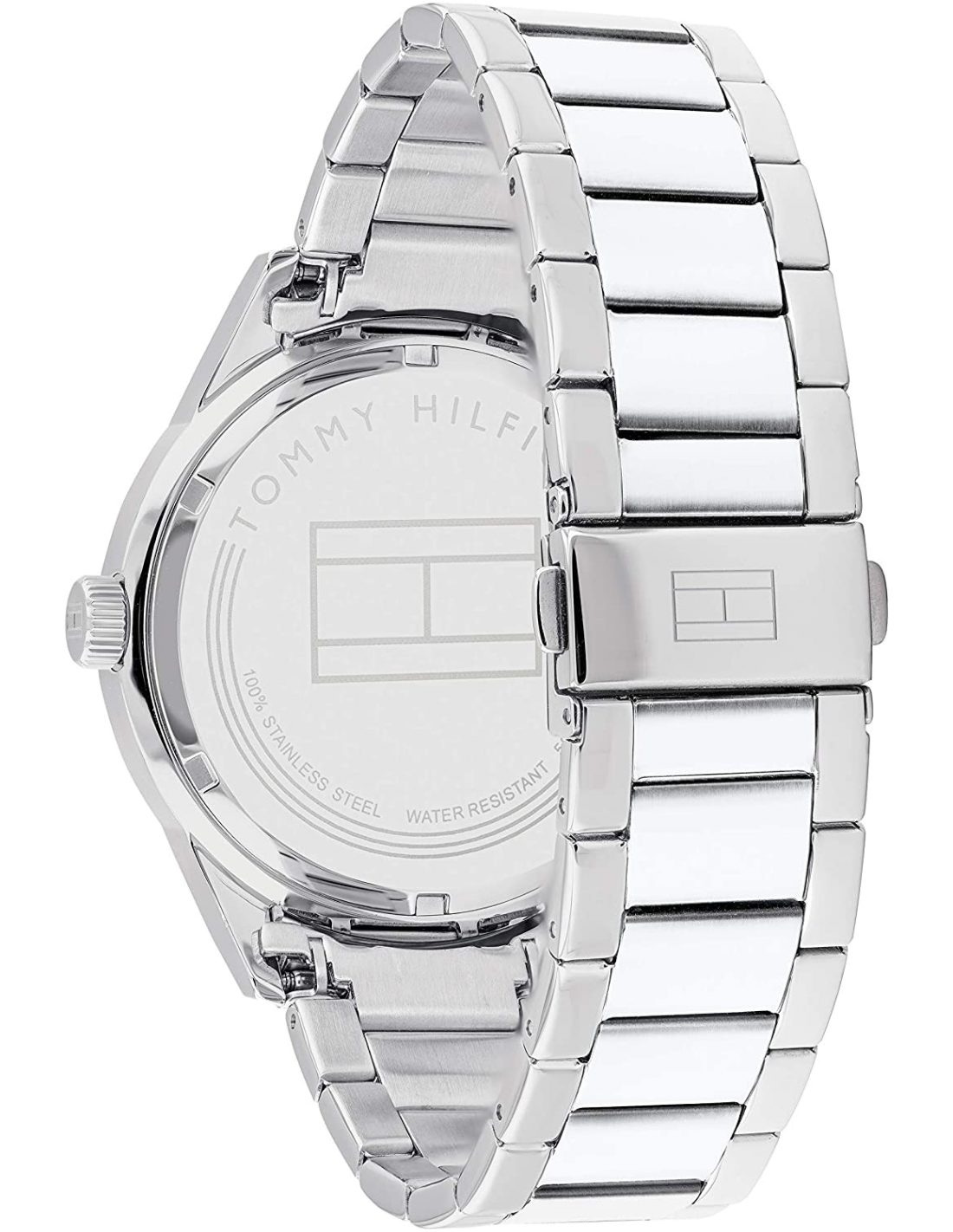 Montre Homme Tommy Hilfiger 1791640 Austin - Boîtier Acier Argent, Cadran Bleu, Bracelet Cuir Brun vue 2