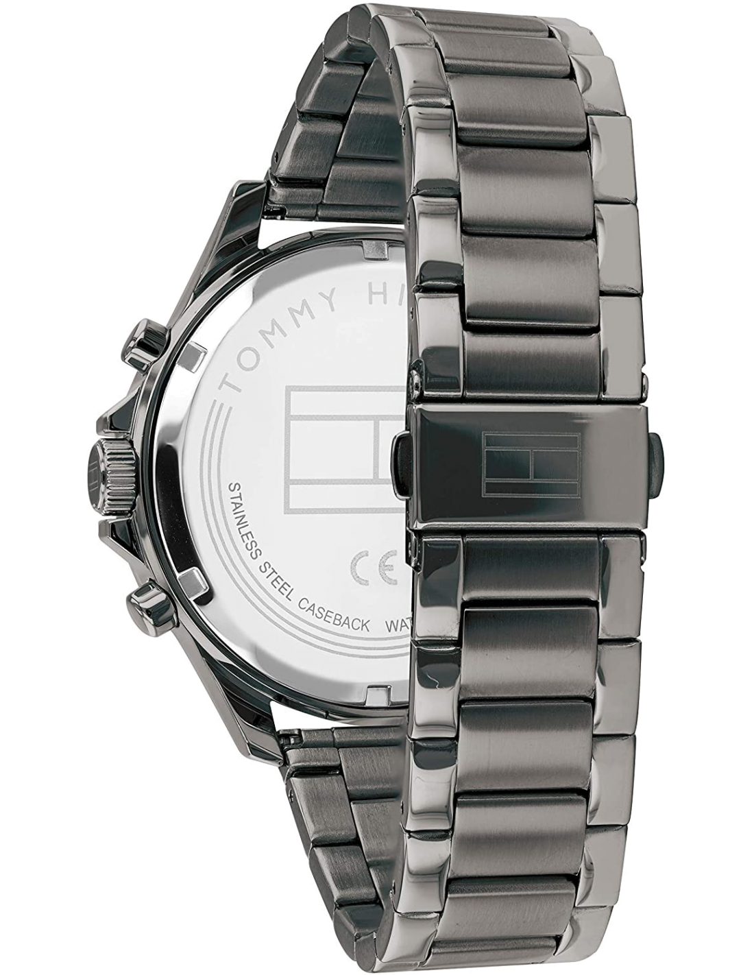 Montre Homme Tommy Hilfiger Bank 1791719 Cadran Bleu Multifonction Bracelet Acier vue 2