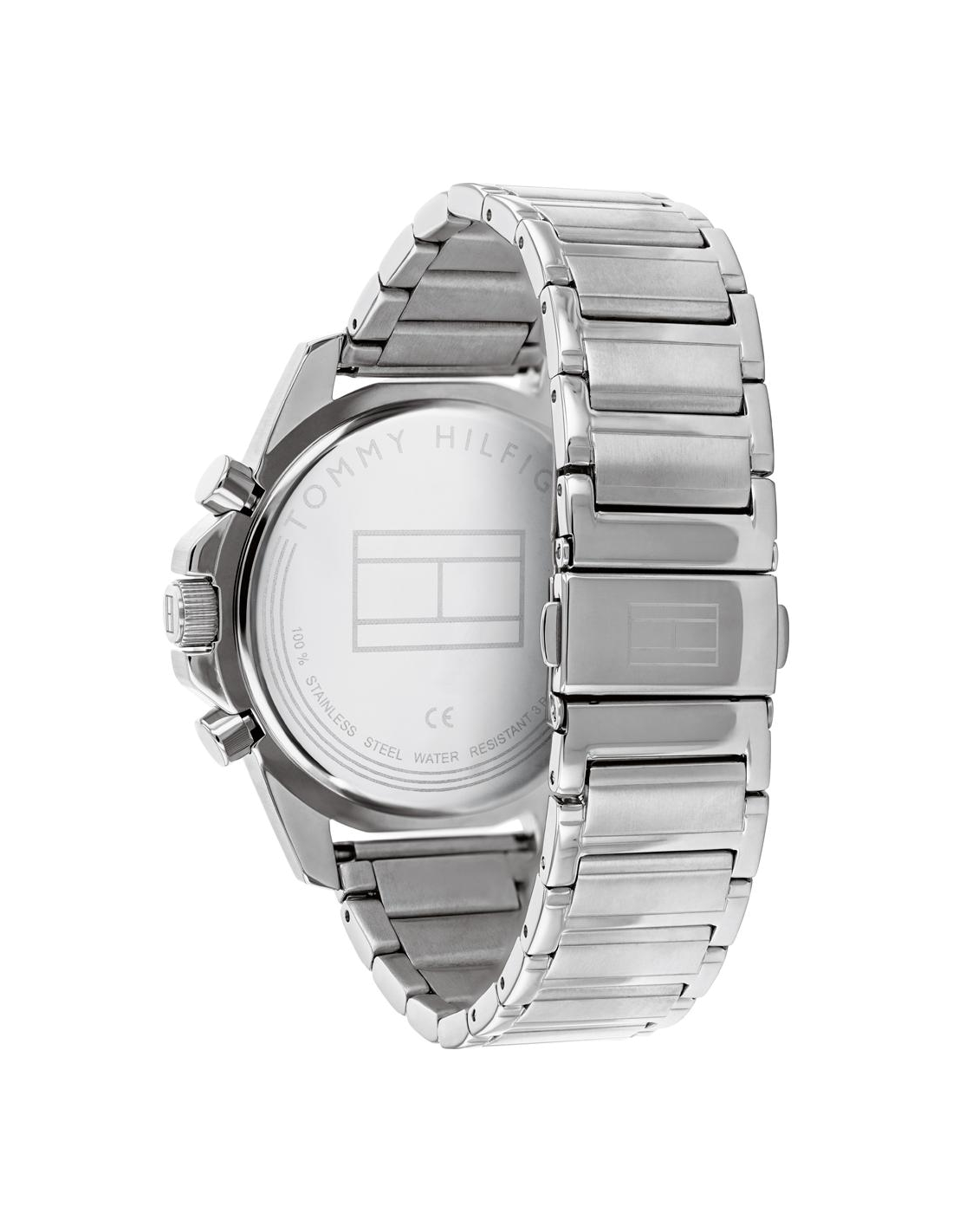 Montre Homme Tommy Hilfiger 1791788 Chronographe Acier Cadran Bleu vue 3