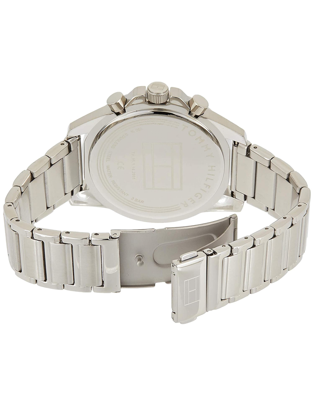 Montre Homme Tommy Hilfiger 1791788 Chronographe Acier Cadran Bleu vue 4