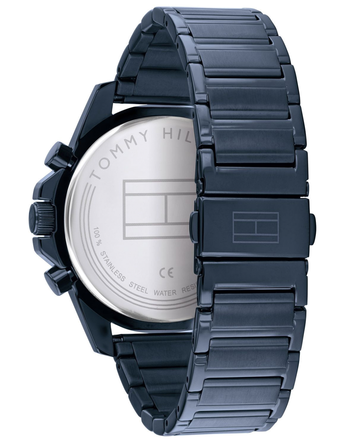 Montre Homme Tommy Hilfiger 1791789 Mason Chronographe Acier Cadran Bleu vue 3