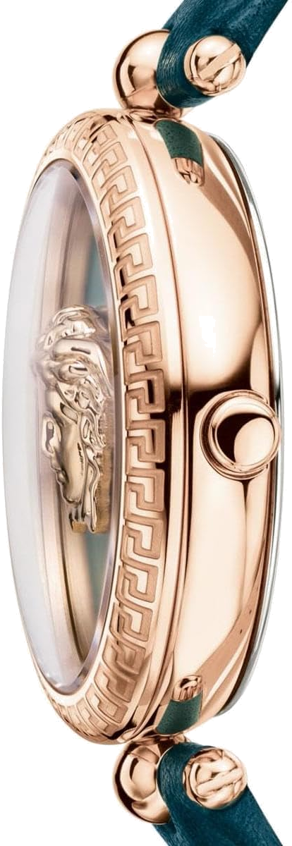 Montre Versace VECQ00318 Palazzo Empire Swiss Made bracelet en cuir vert vue 3
