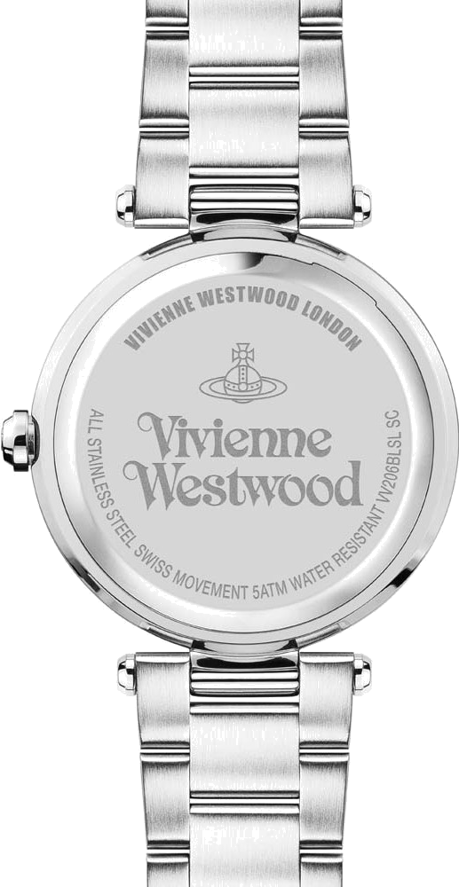 Montre Femme Vivienne Westwood Montagu VV206BLSL - Cadran bleu nacré, bracelet acier argent vue 5