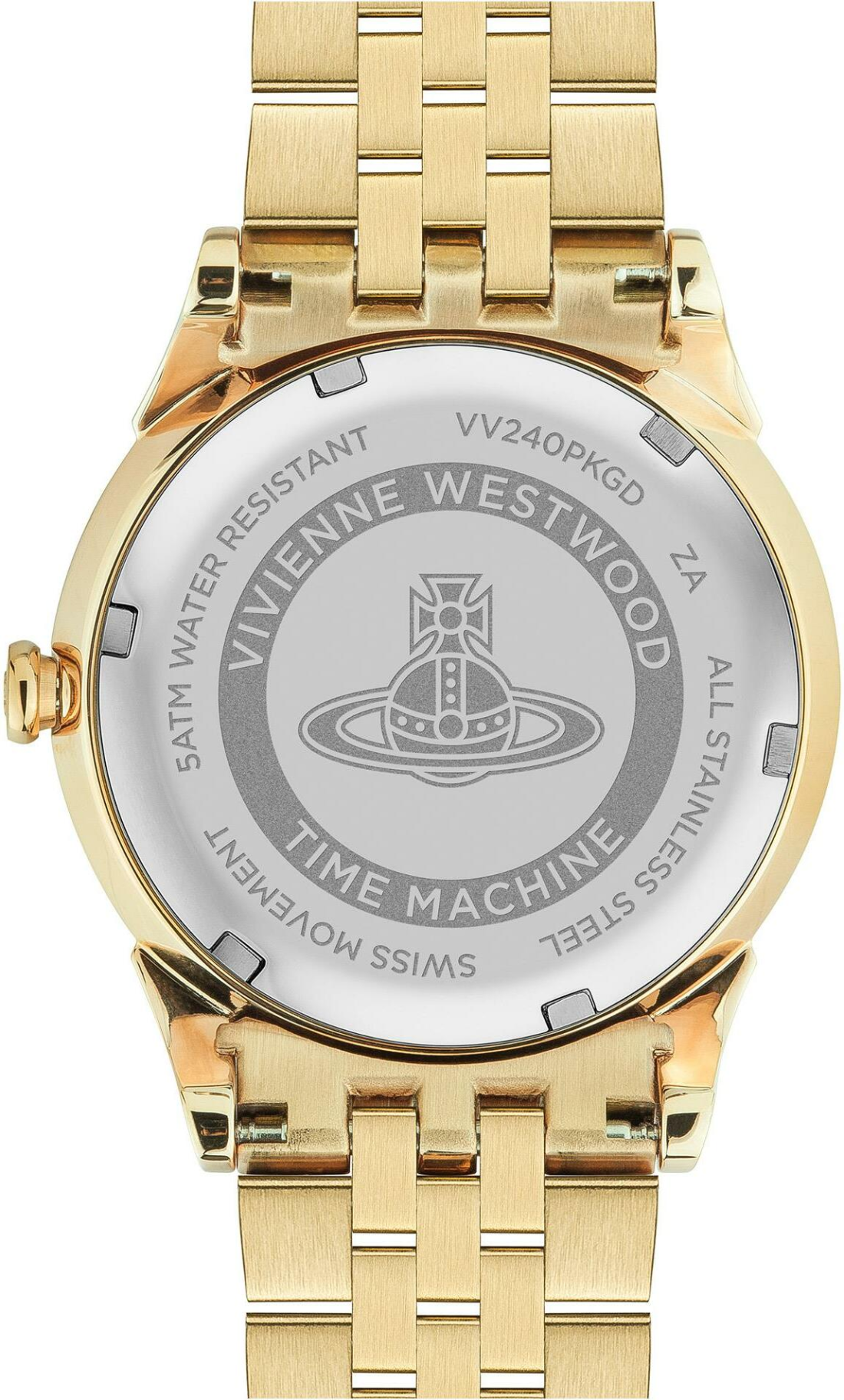 Montre Femme Vivienne Westwood VV240PKGD - Boîtier Acier Doré 38mm, Cadran Rose vue 4