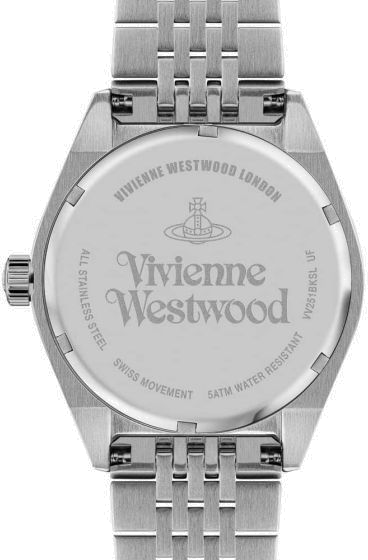 Montre Vivienne Westwood Sydenham VV251BKSL - Unisexe, Cadran Noir, Bracelet Acier Argenté vue 5