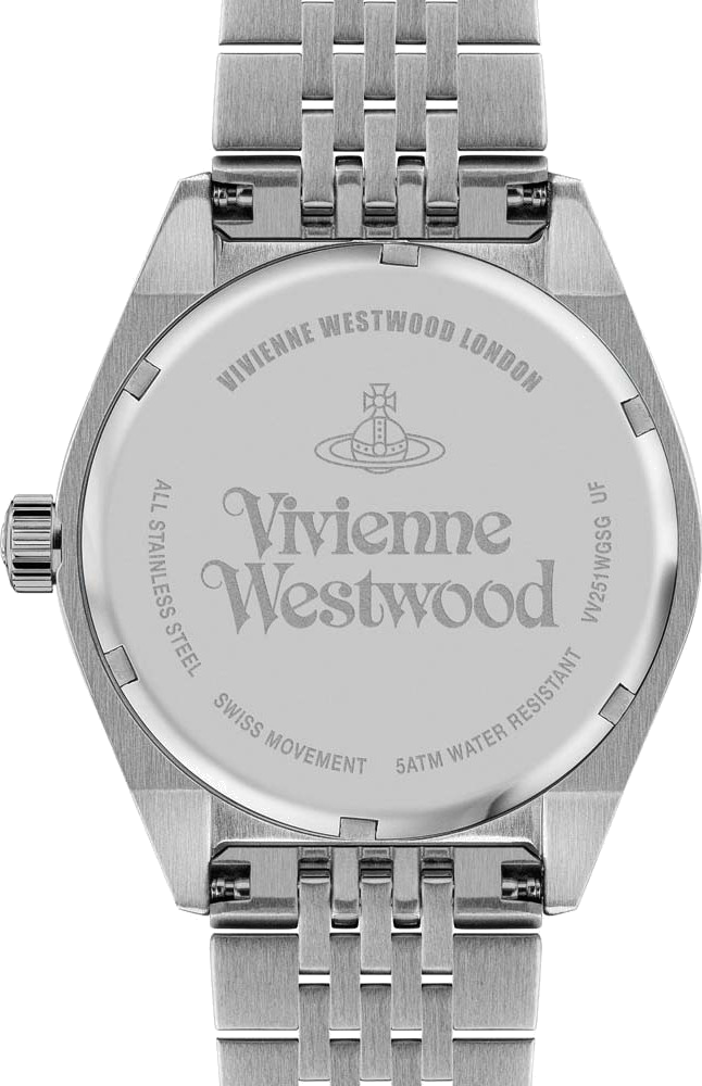 Montre Femme Vivienne Westwood Lady Sydenham VV251WGSG - Cadran doré, bracelet acier bicolore argent et or vue 5