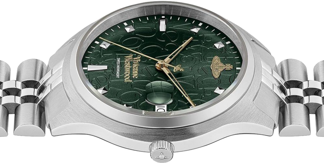 Montre Femme Vivienne Westwood VV261GRSL - Cadran Vert Profond, Bracelet Acier vue 3