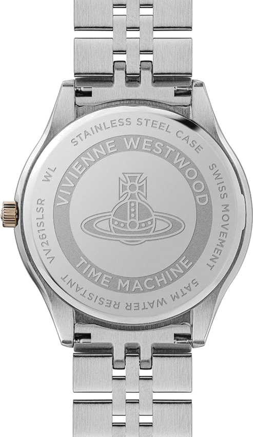 Montre Femme Vivienne Westwood Camberwell VV261SLSR - Cadran argenté, bracelet acier bicolore or rose vue 5