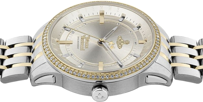 Montre Femme Vivienne Westwood VV262LGYSG East End - Cadran Gris Métallisé, Bracelet Acier Bicolore Or et Argent vue 2