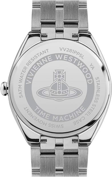 Montre Femme Vivienne Westwood The Mews VV281PPSL - Cadran violet et bracelet acier argenté vue 3