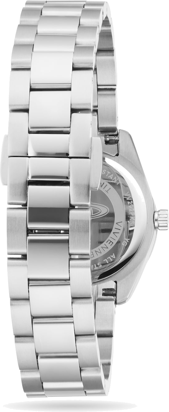 Montre Vivienne Westwood VV292PKSL en Acier Argenté et Cadran Rose Poudré vue 2