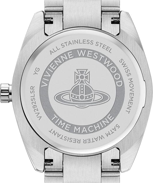 Montre Femme Vivienne Westwood Fenchurch VV292SLSR - Cadran argenté, bracelet acier bicolore argent et or rose vue 5