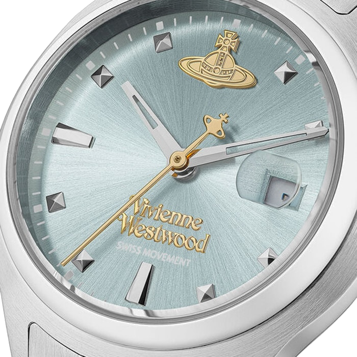 Montre Femme Vivienne Westwood VV311LBLSL - Cadran Bleu & Bracelet Acier Argenté vue 3