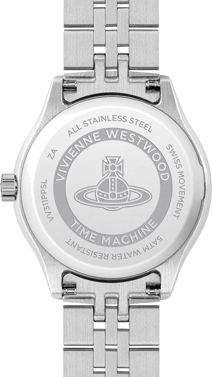 Montre Femme Vivienne Westwood VV311PPSL - Cadran Violet et Bracelet Acier Argenté vue 4