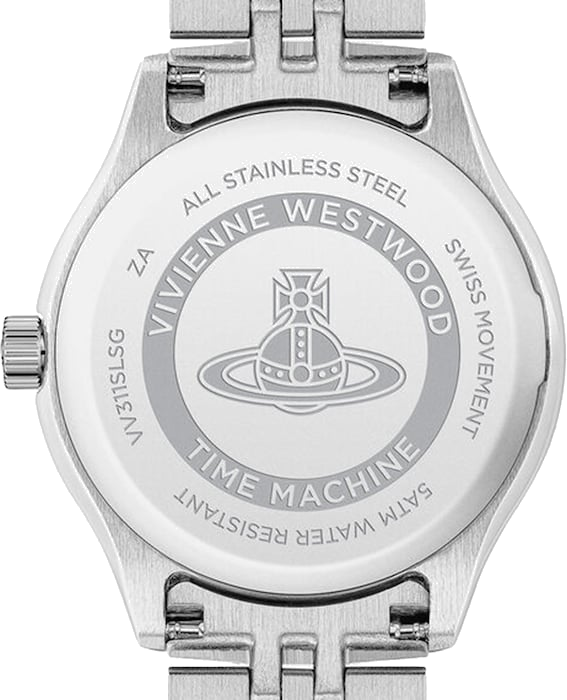 Montre Femme Vivienne Westwood Little Camberwell VV311SLSG bracelet bicolore en acier cadran argenté vue 5